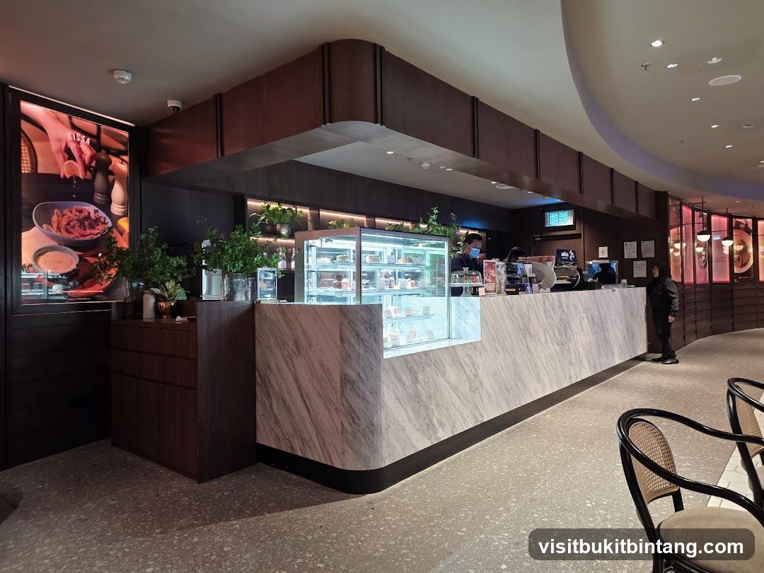 Cafe Counter with Desserts