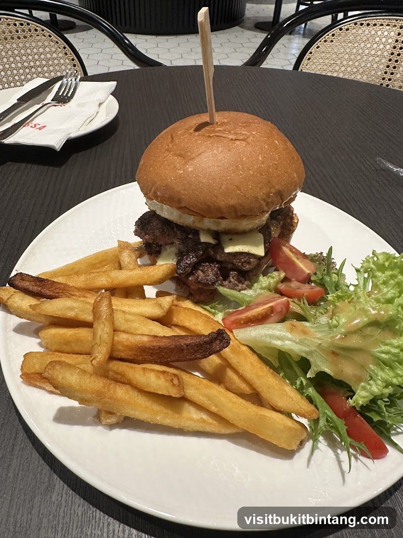 Burger and Fries