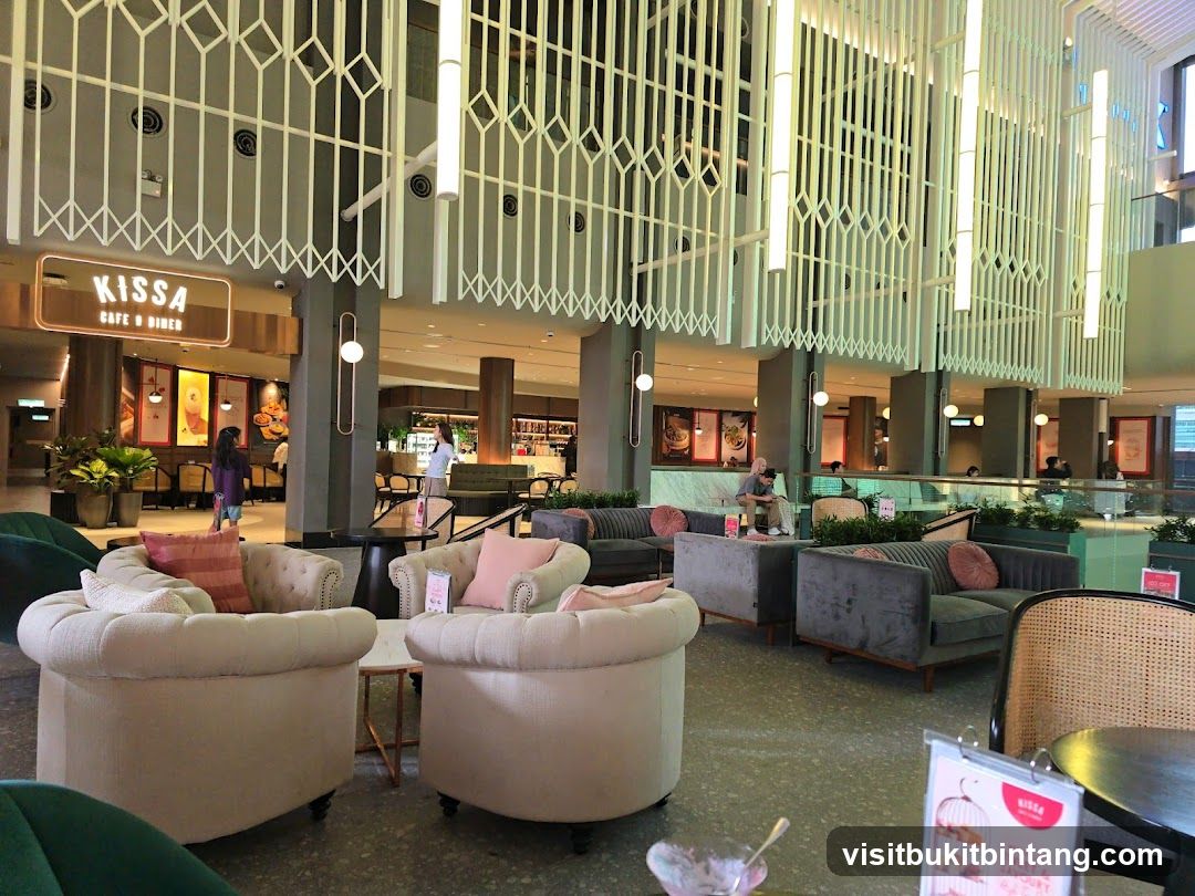 Cafe Interior with Seating Areas