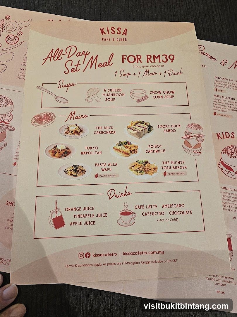 KISSA CAFE & DINER All-Day Set Meal