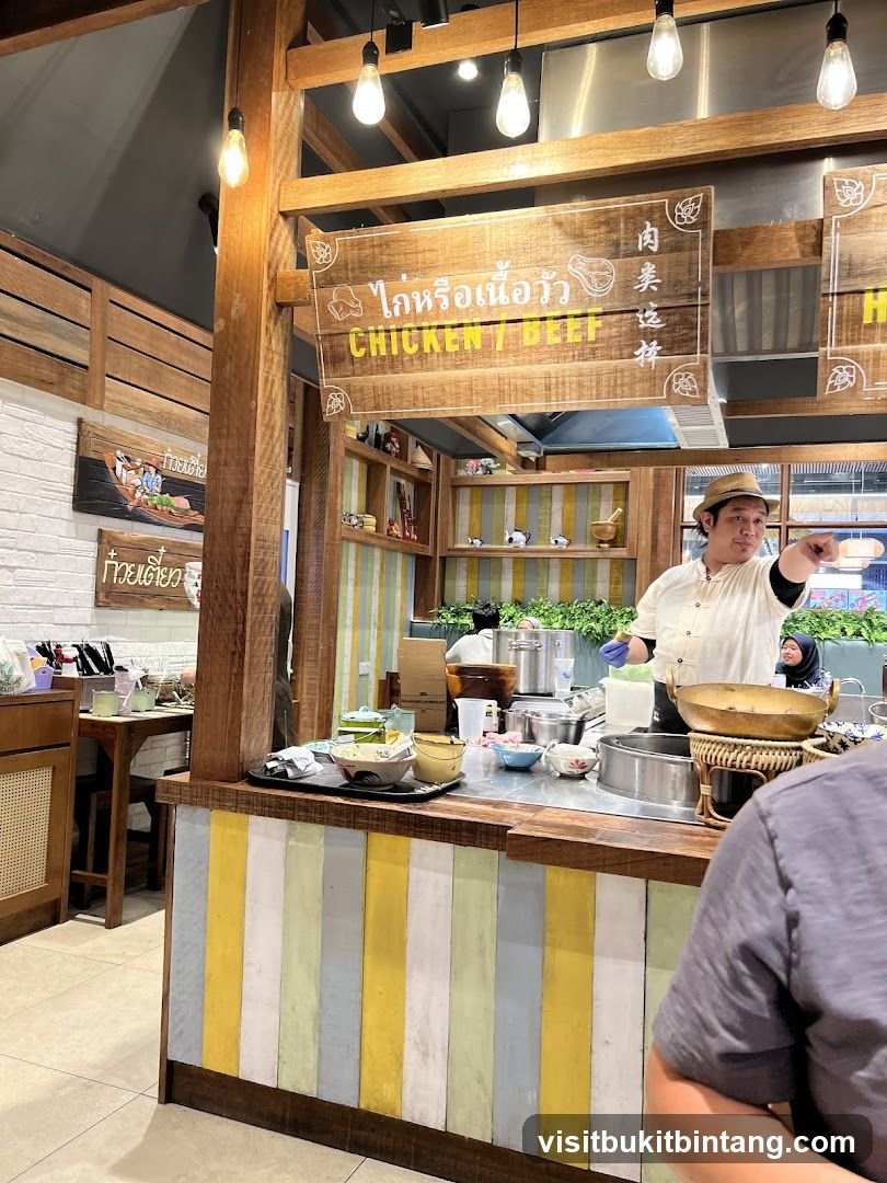Restaurant Counter with Staff