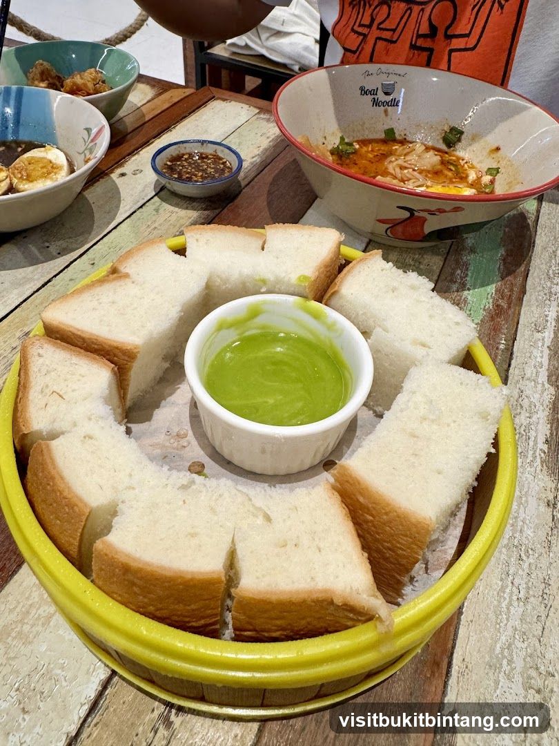 Bread with Pandan Custard