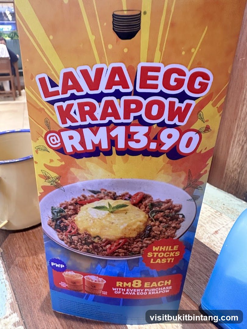 Lava Egg Krapow Promotion