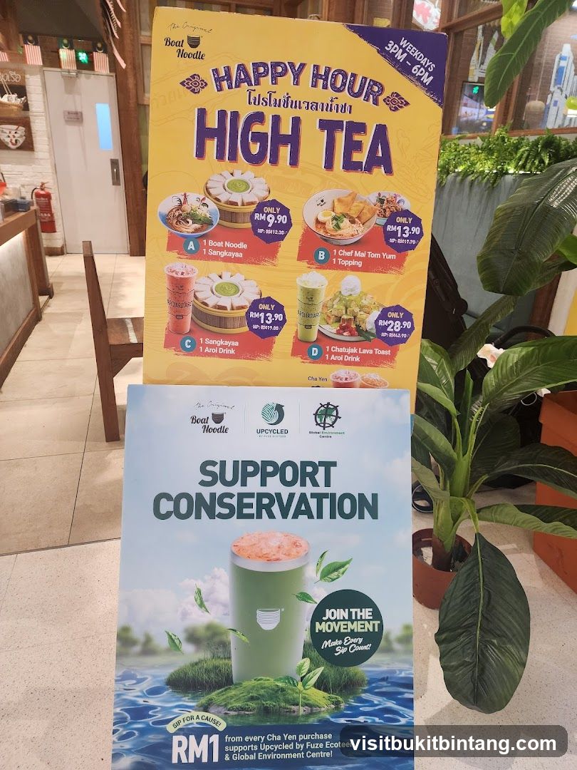 Happy Hour High Tea and Support Conservation Poster