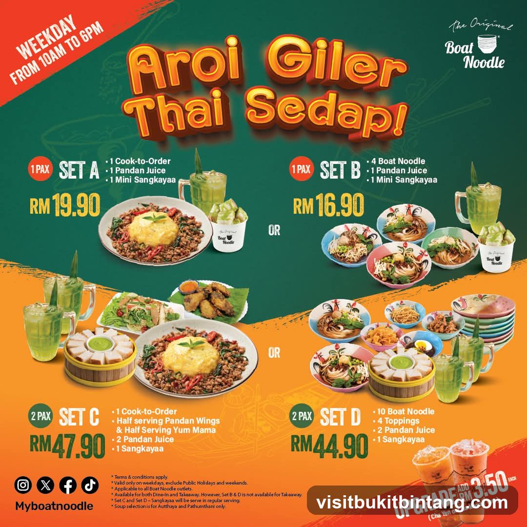 The Original Boat Noodle Promotion