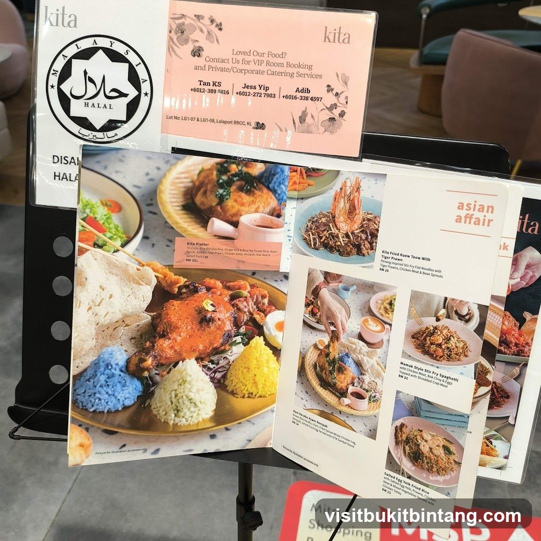 Restaurant Menu Display