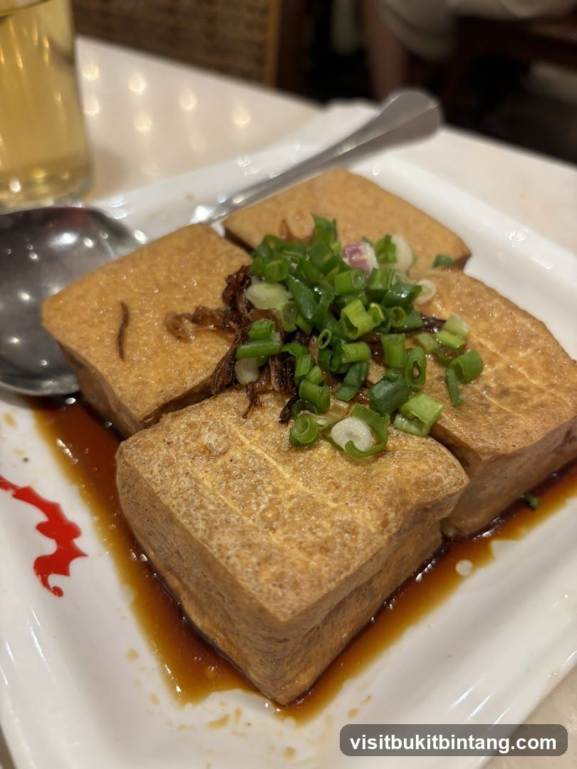 Fried Tofu with Scallions