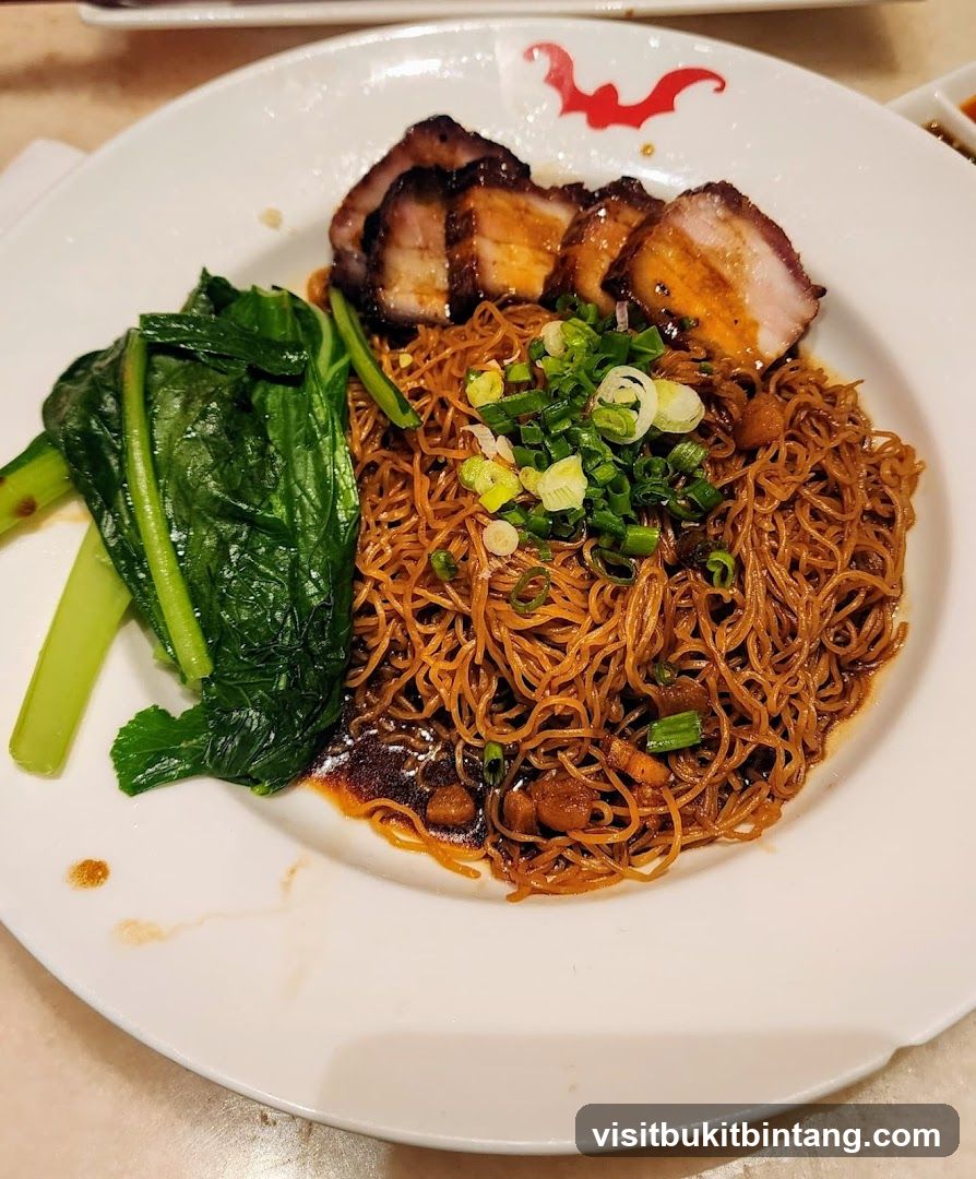 Noodles with Roasted Pork and Greens
