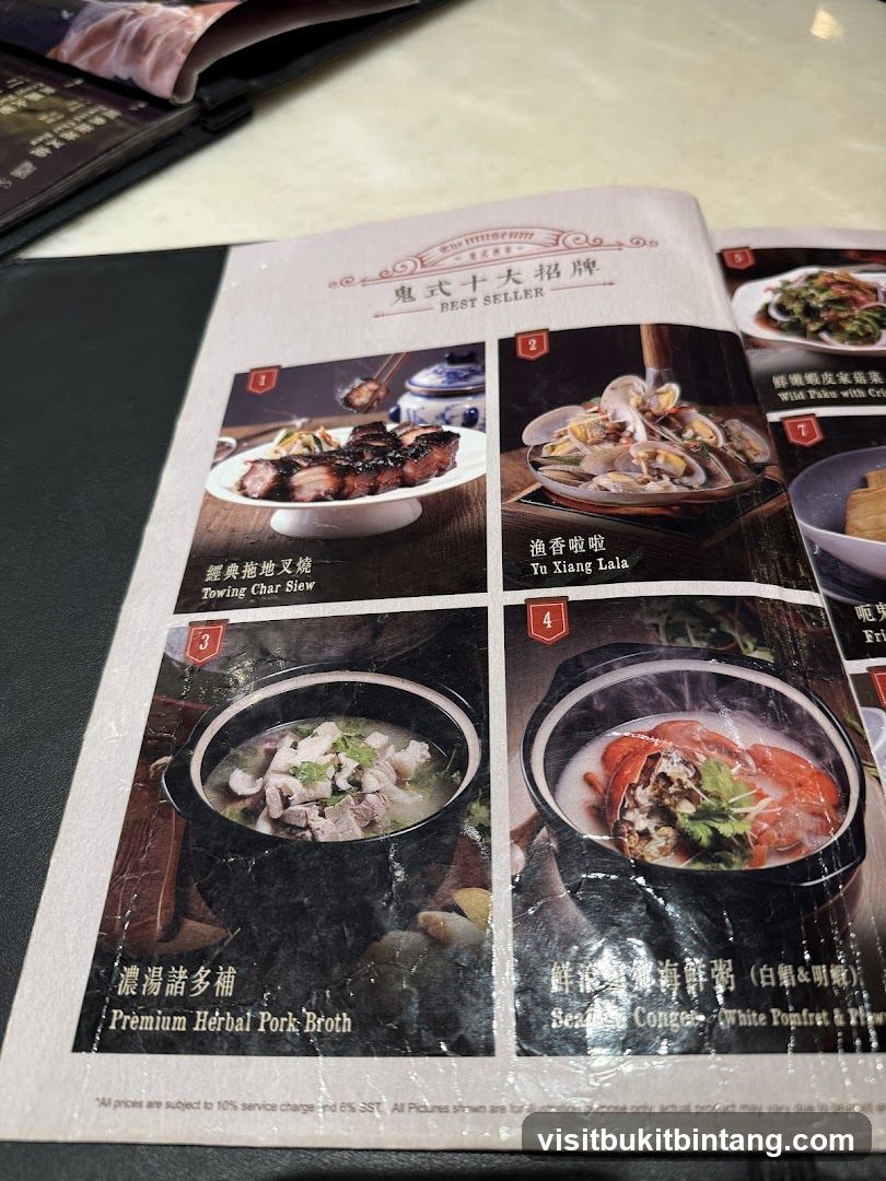 Best Seller Menu