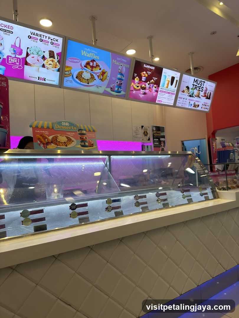 Ice Cream Shop Interior Display