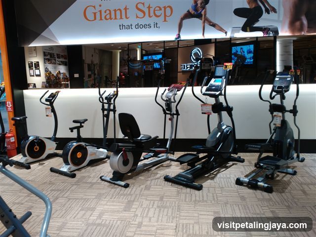 Giant Step Fitness Equipment Display