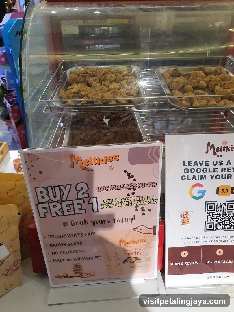 Melkies Cookie Display