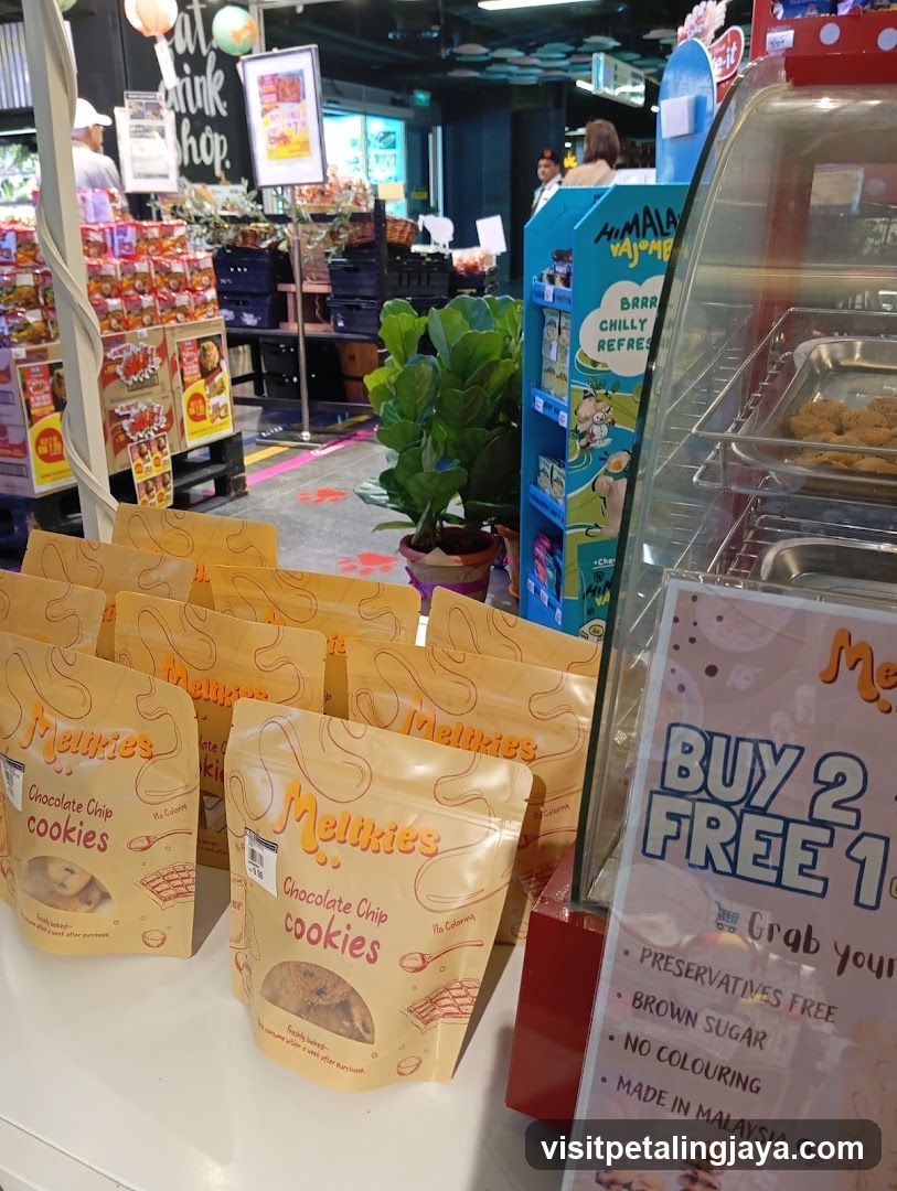 Melkies Cookies Display