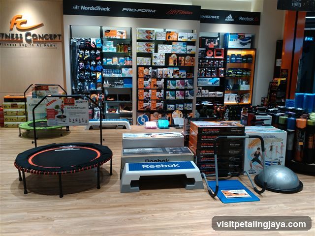 Fitness Store Interior Display