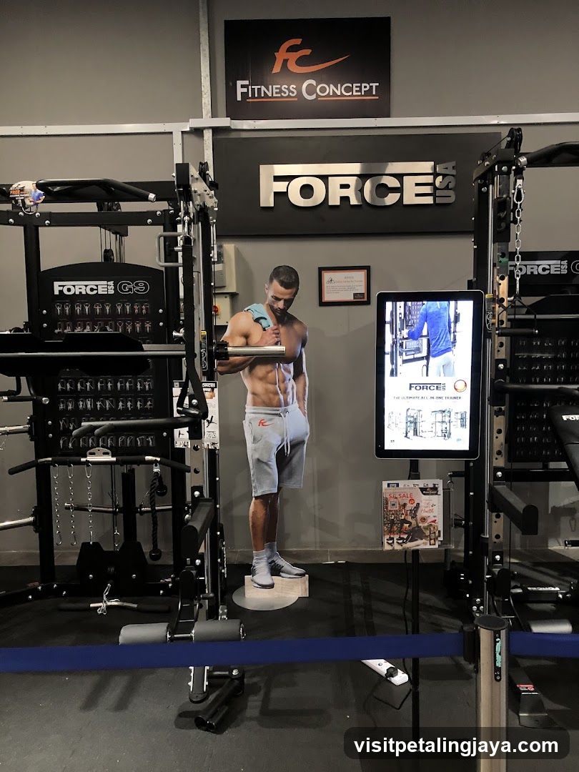 Fitness Concept Interior Display