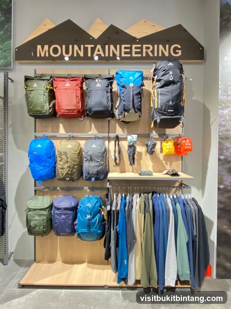 Mountaineering Gear Display