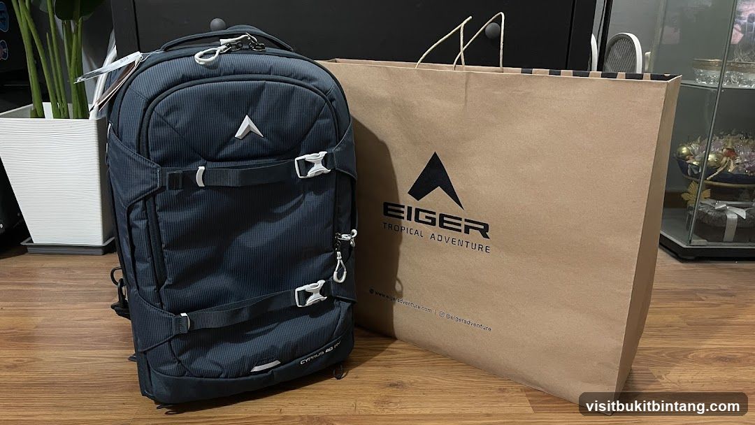 Backpack and Shopping Bag