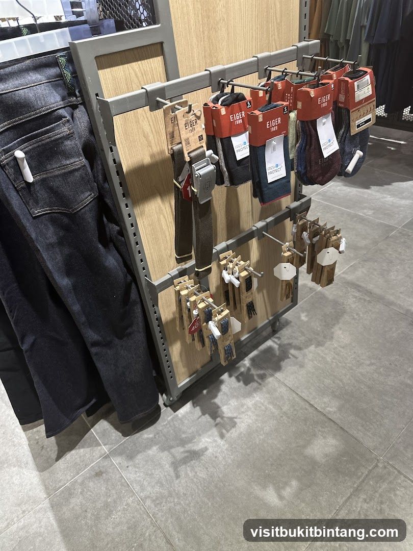 Apparel and Accessories Display