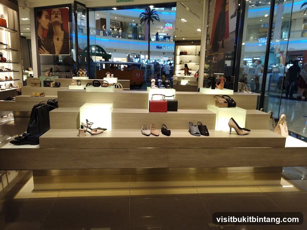 Fashionable Footwear Display