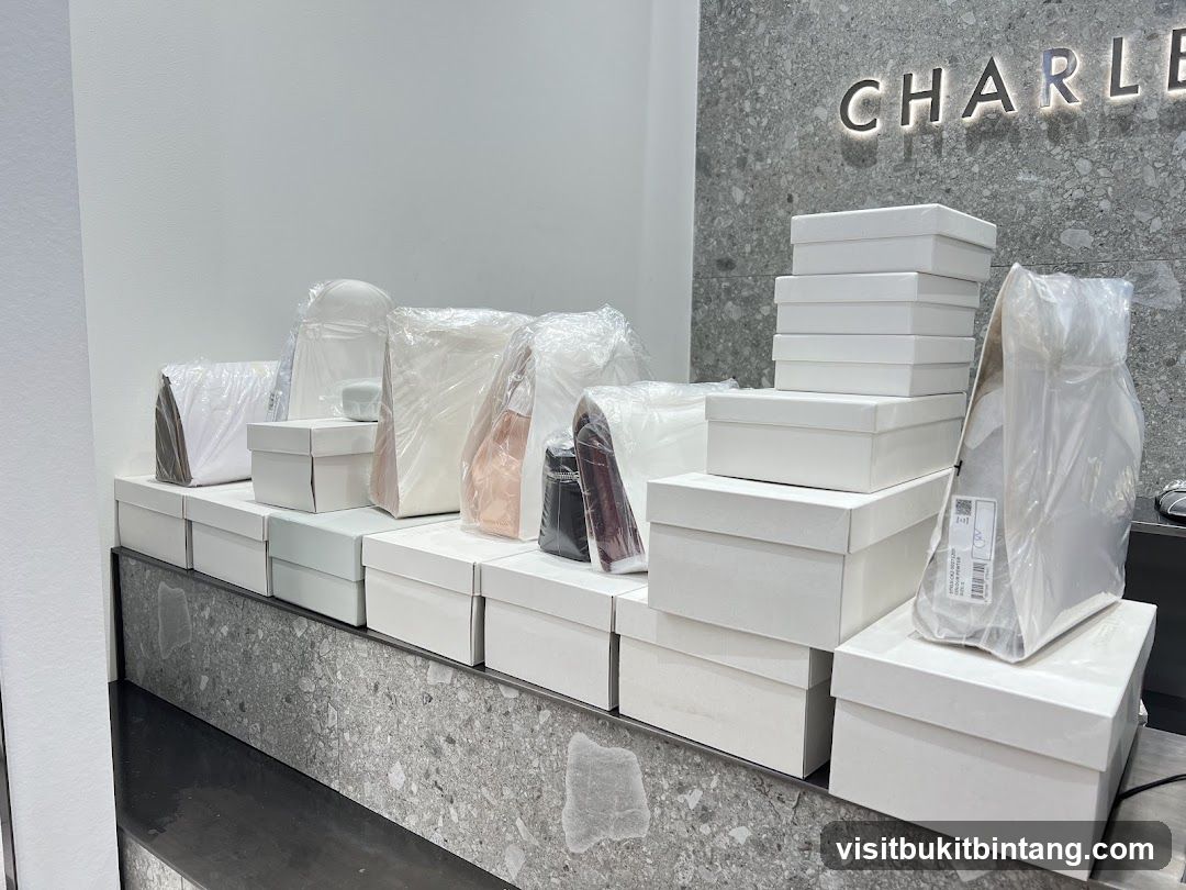 Store Display of Packaged Items