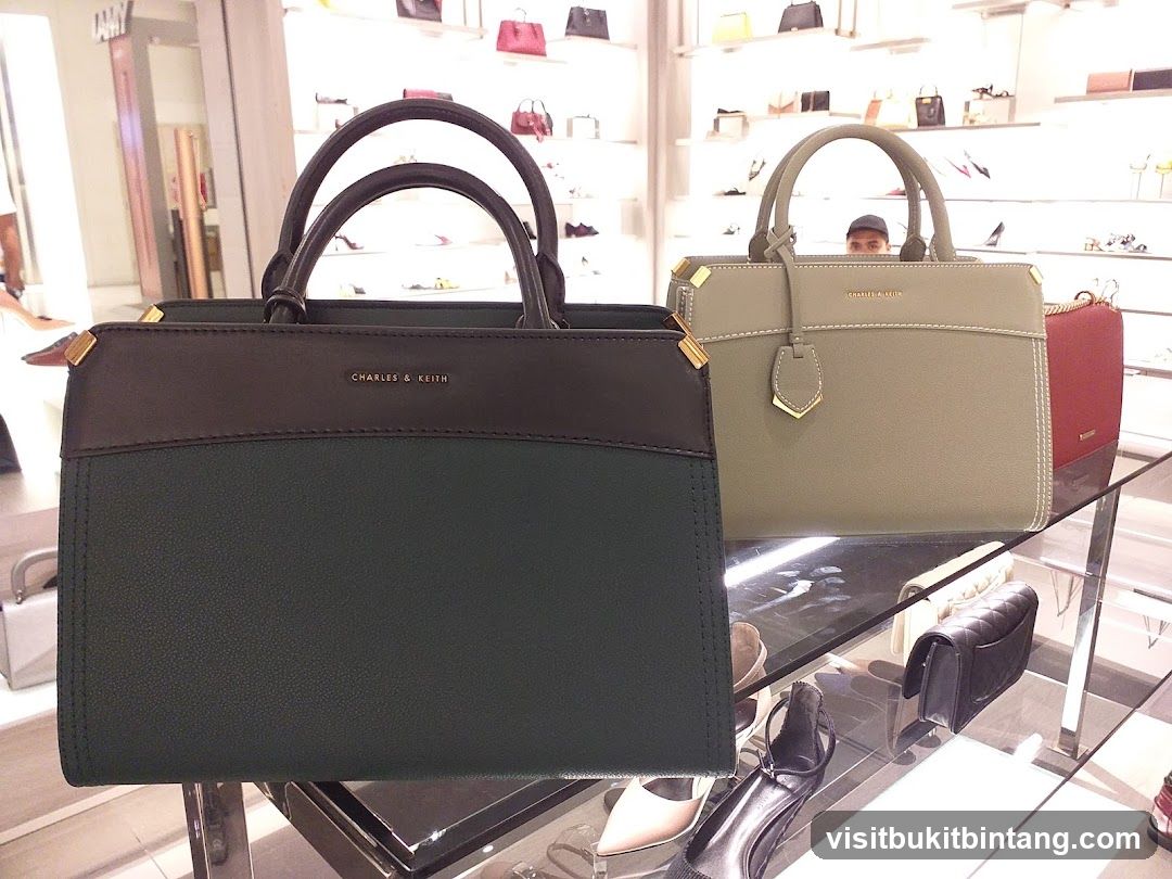 Handbags and Shoes in a Store