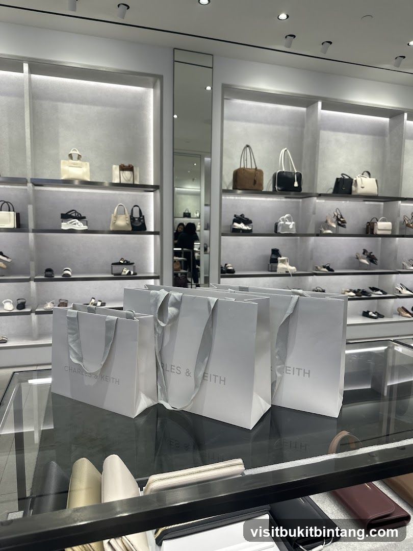Store Interior with Handbags and Shoes