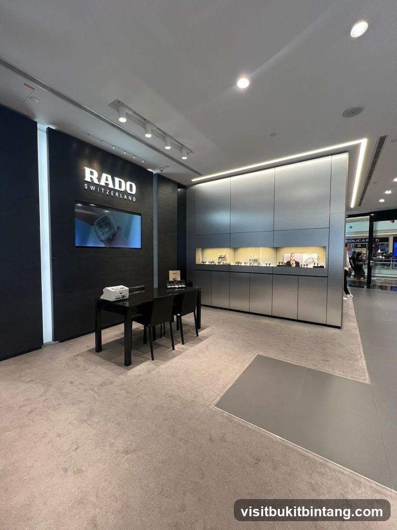 Rado Watch Store Interior