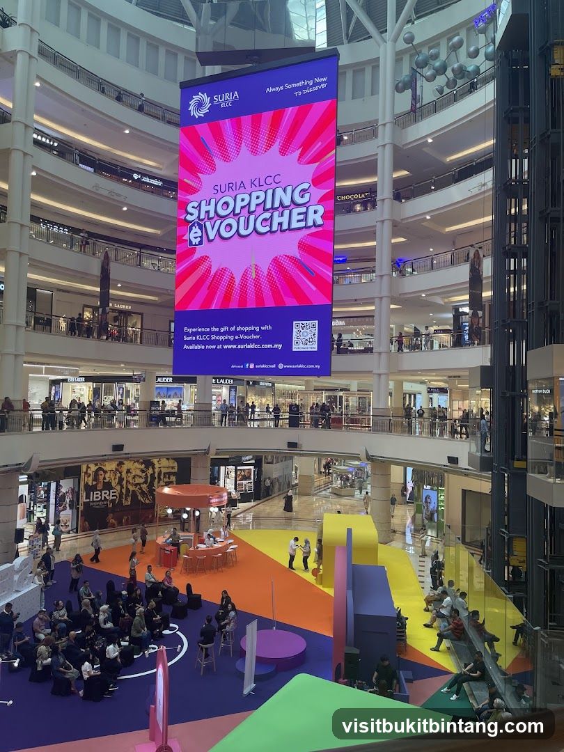 Suria KLCC Shopping Voucher Advertisement