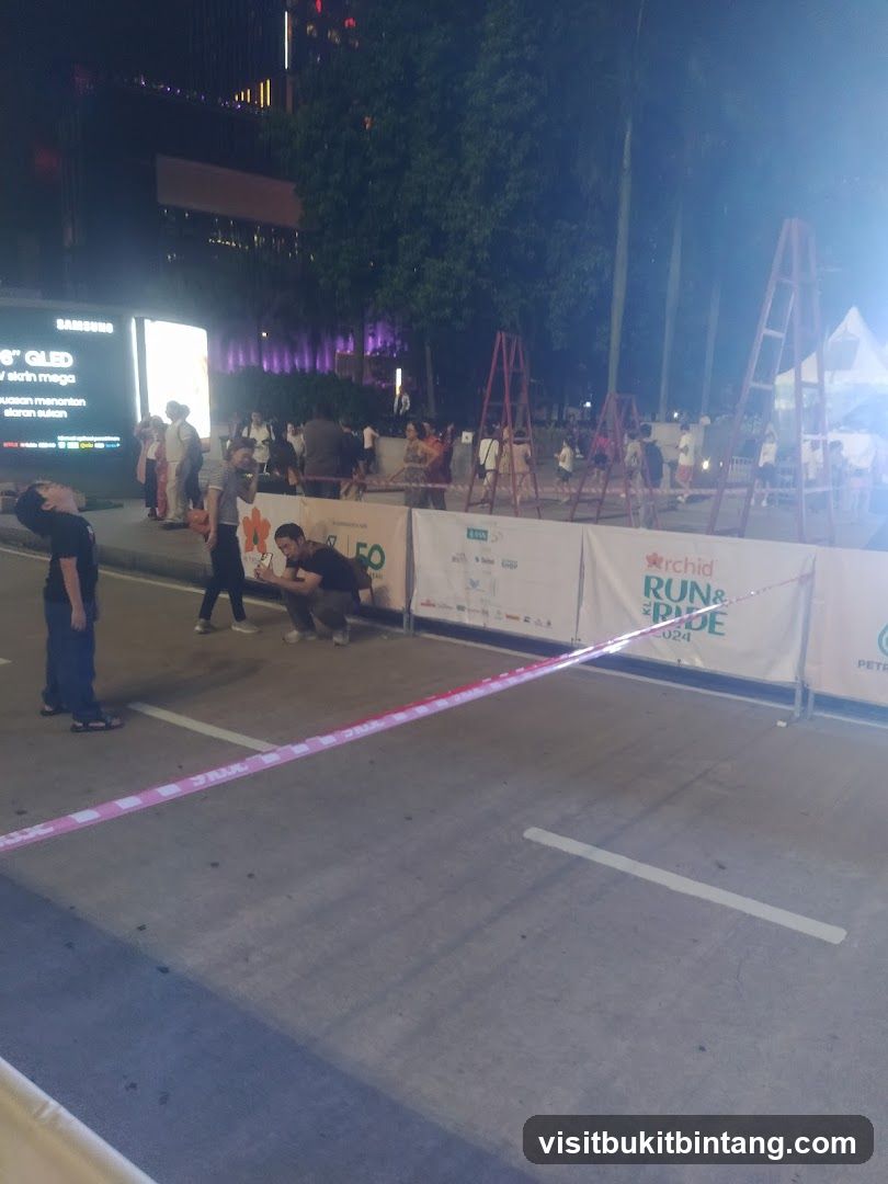 Outdoor Event with Samsung Advertisement