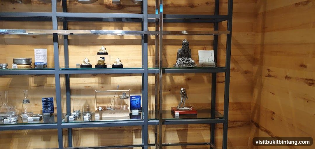 Display Shelves with Decorative Items