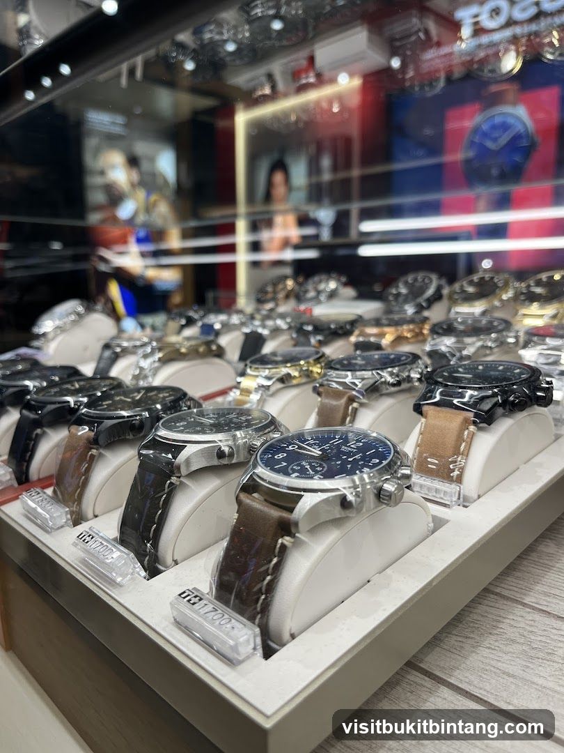 Display of watches