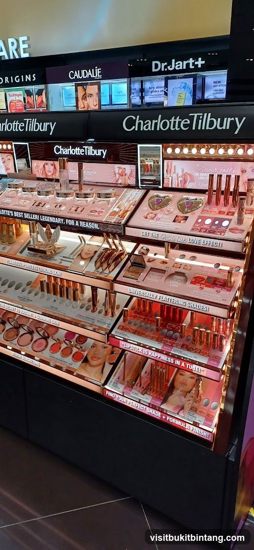 Charlotte Tilbury Makeup Display