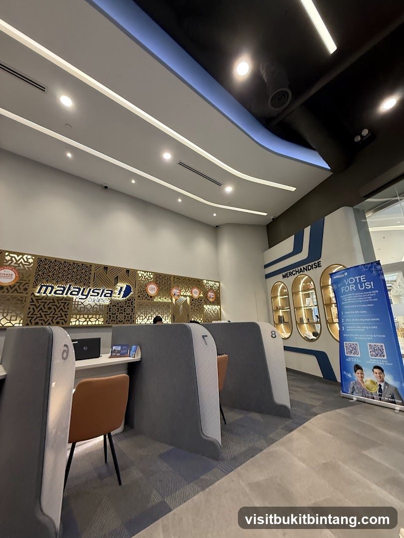 Malaysia Airlines Merchandise and Service Area