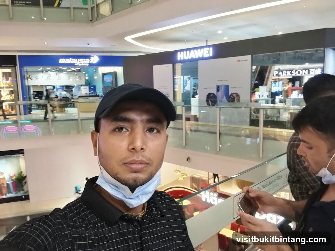 Mall Interior with Shops