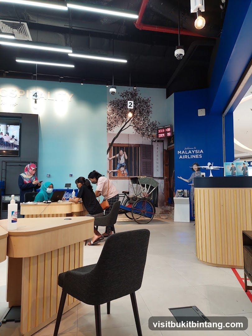 Malaysia Airlines Service Counter