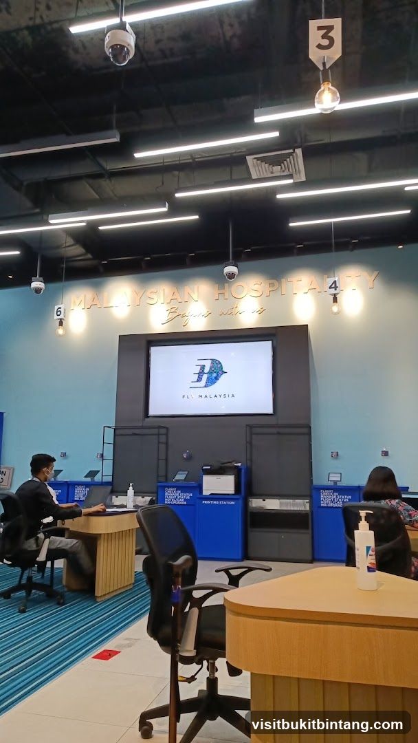 Fly Malaysia Service Counter