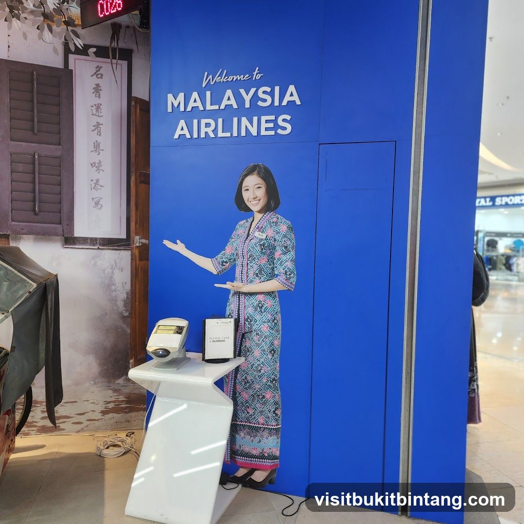 Malaysia Airlines Welcome Display