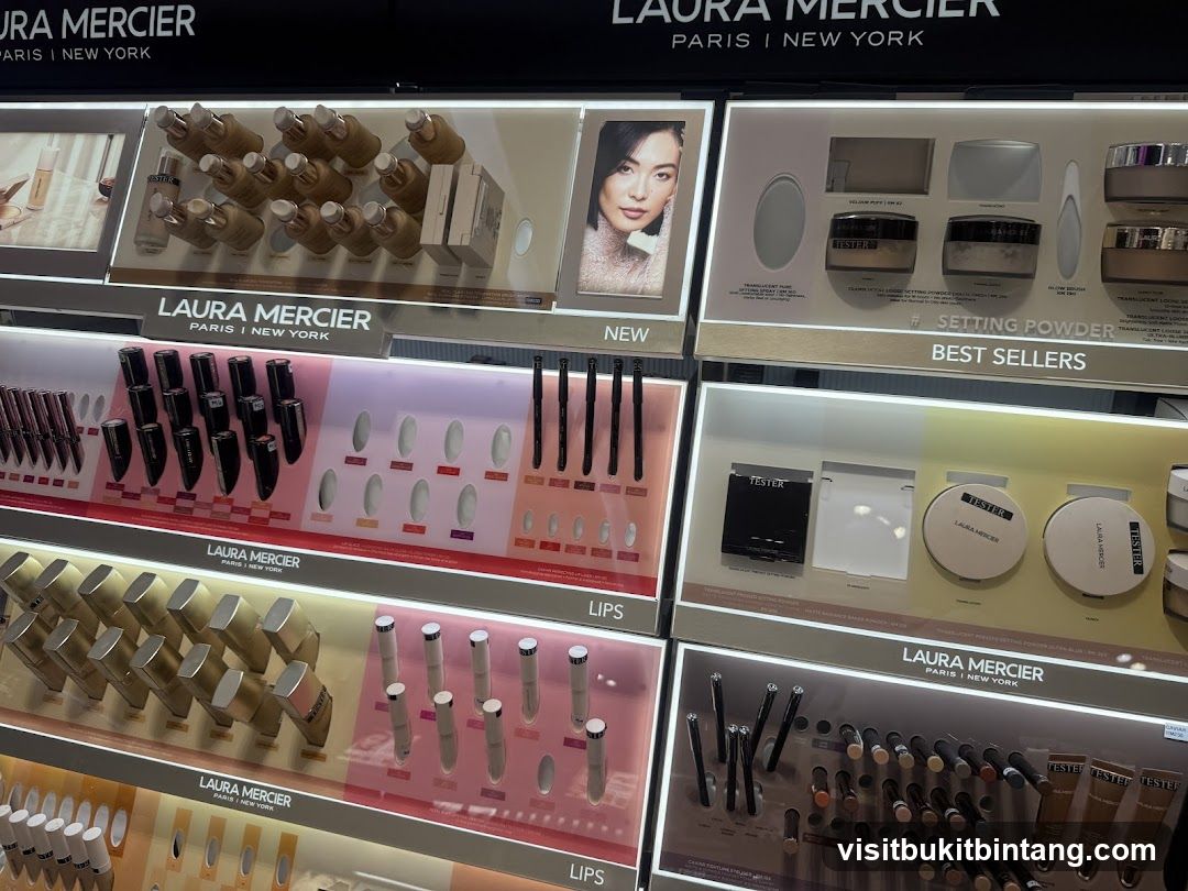 Laura Mercier Cosmetics Display