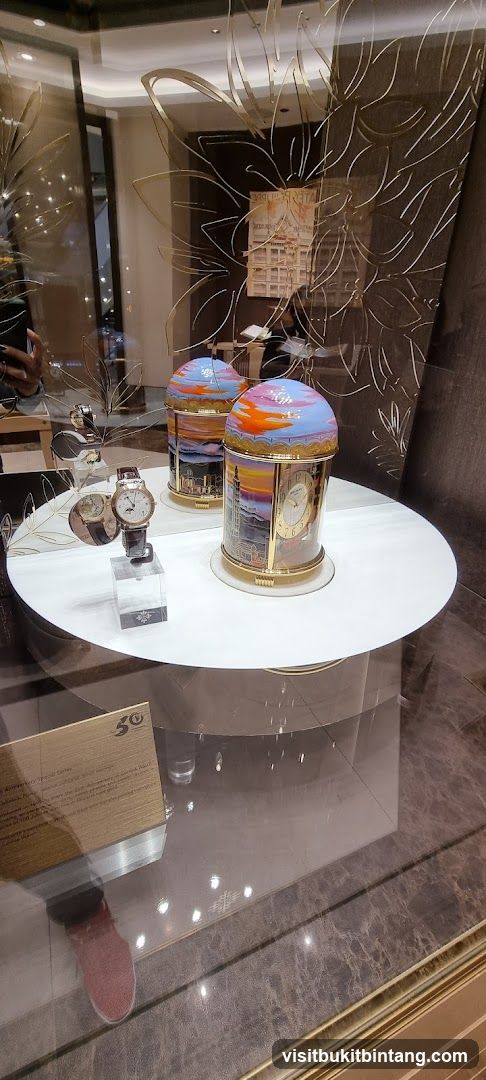 Display of Watches and Decorative Clocks