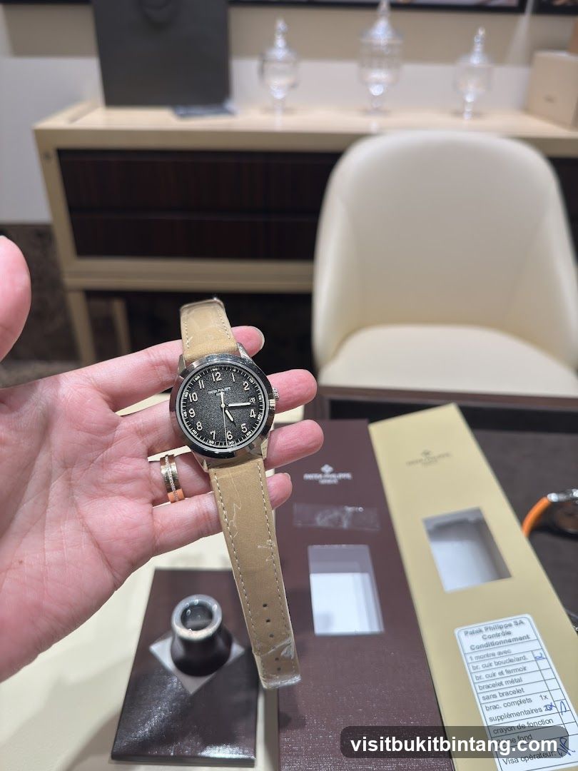 Watch with Leather Strap