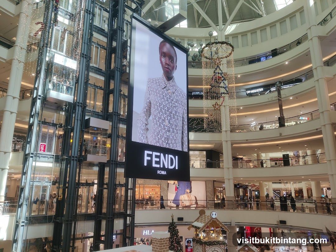Fendi Advertisement in a Mall