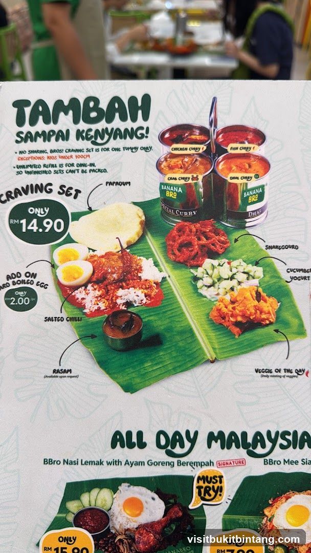 All Day Malaysia Menu