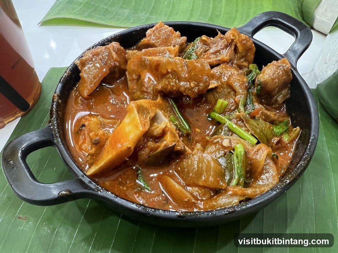 Meat Curry in a Bowl