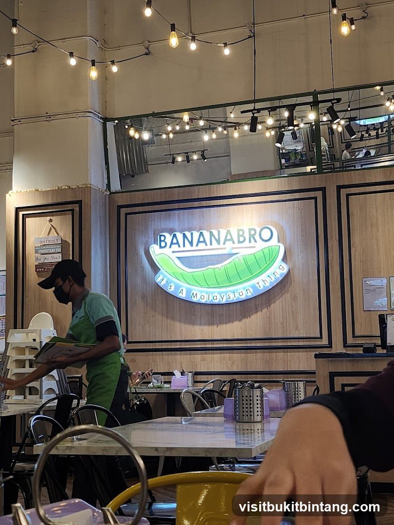 Restaurant Interior with Logo