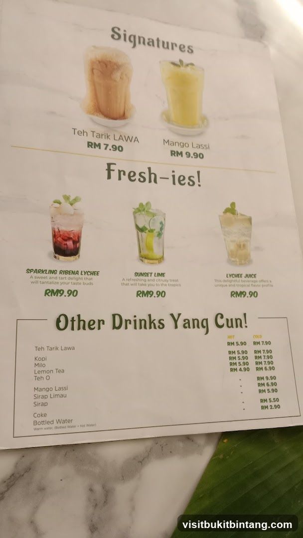 Other Drinks Yang Cun!