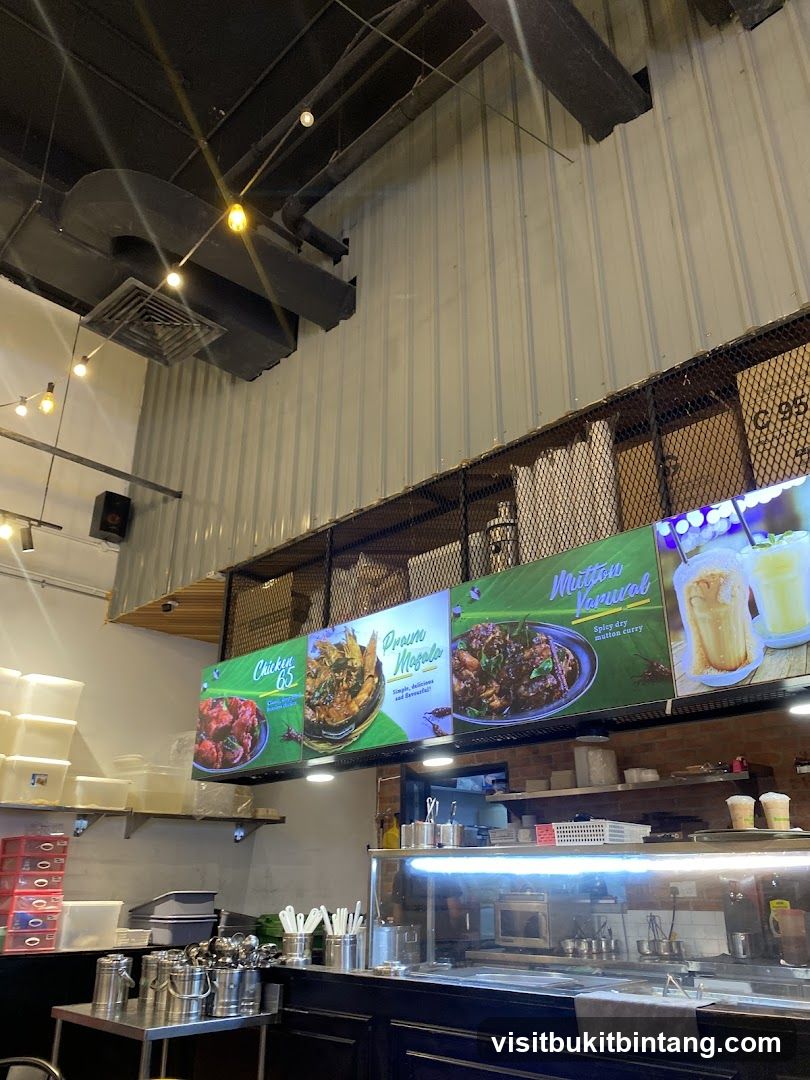 Restaurant Menu Display