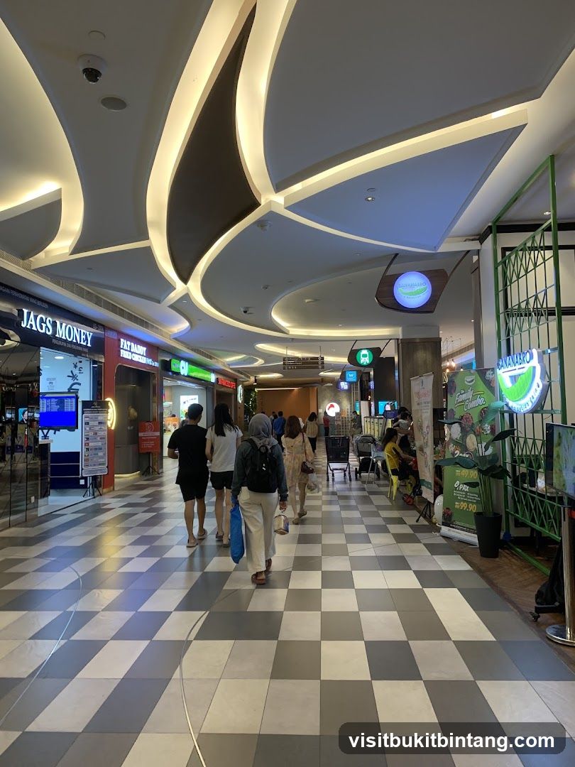 Indoor Shopping Mall Corridor