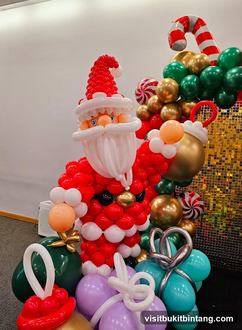 Balloon Santa Claus Decoration