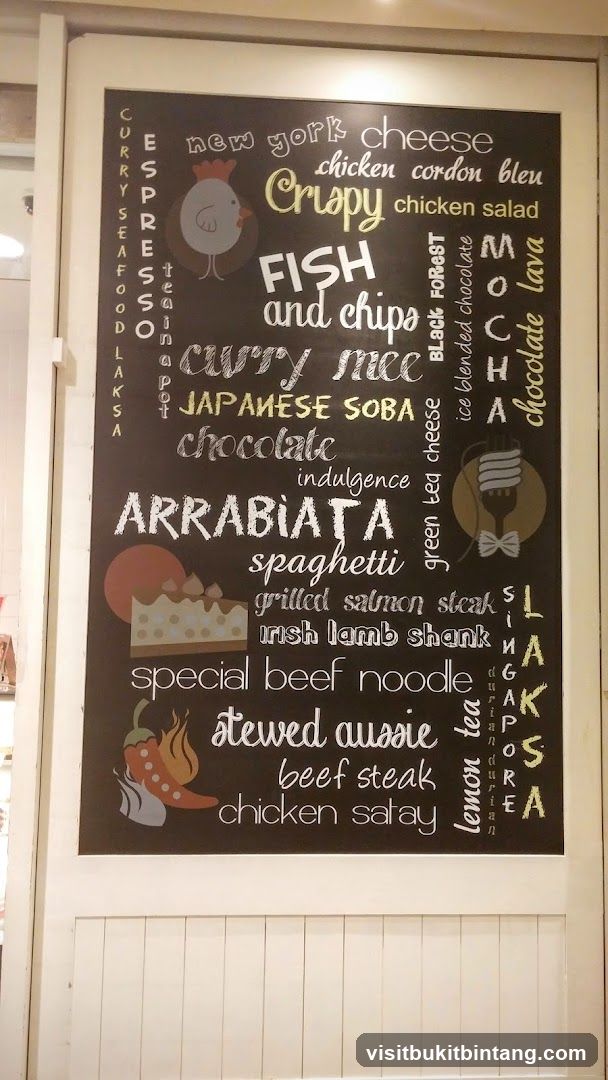 Chalkboard Menu