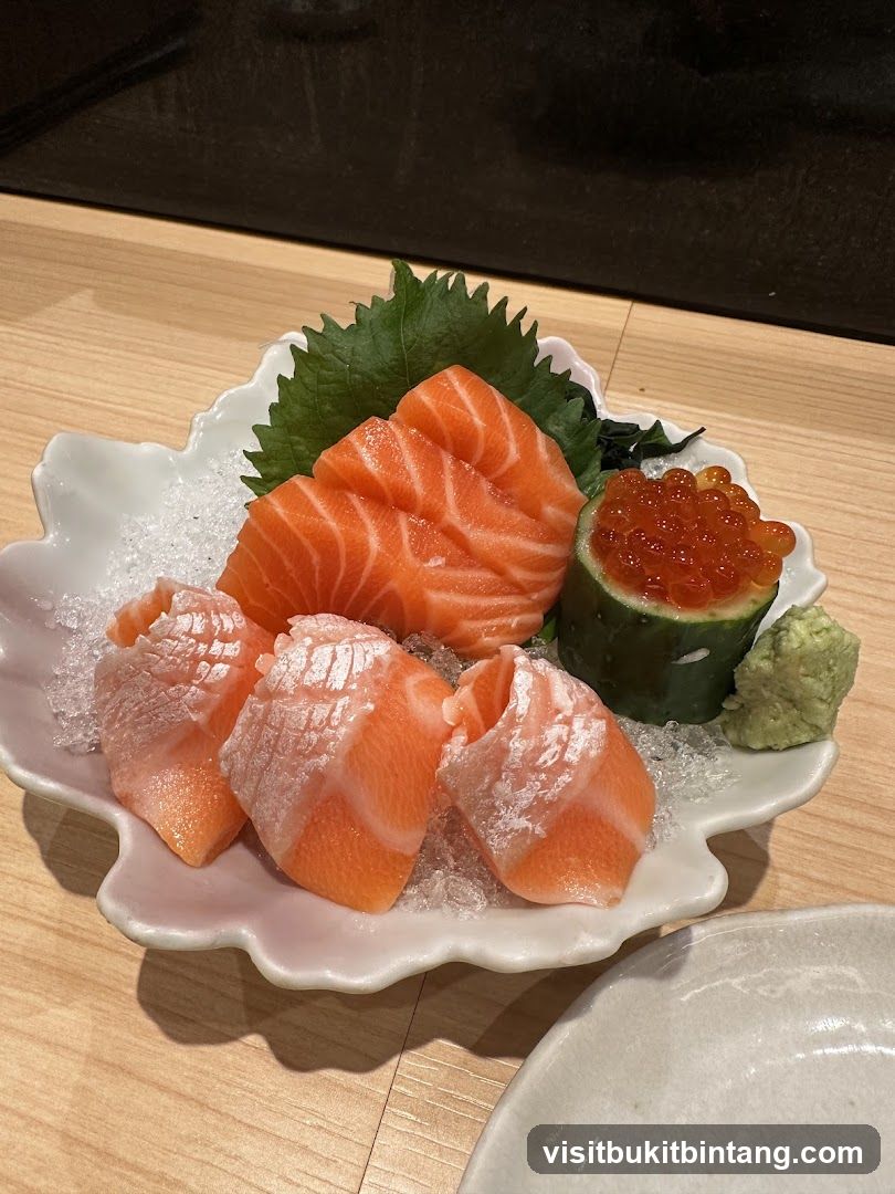 Salmon Sashimi Platter